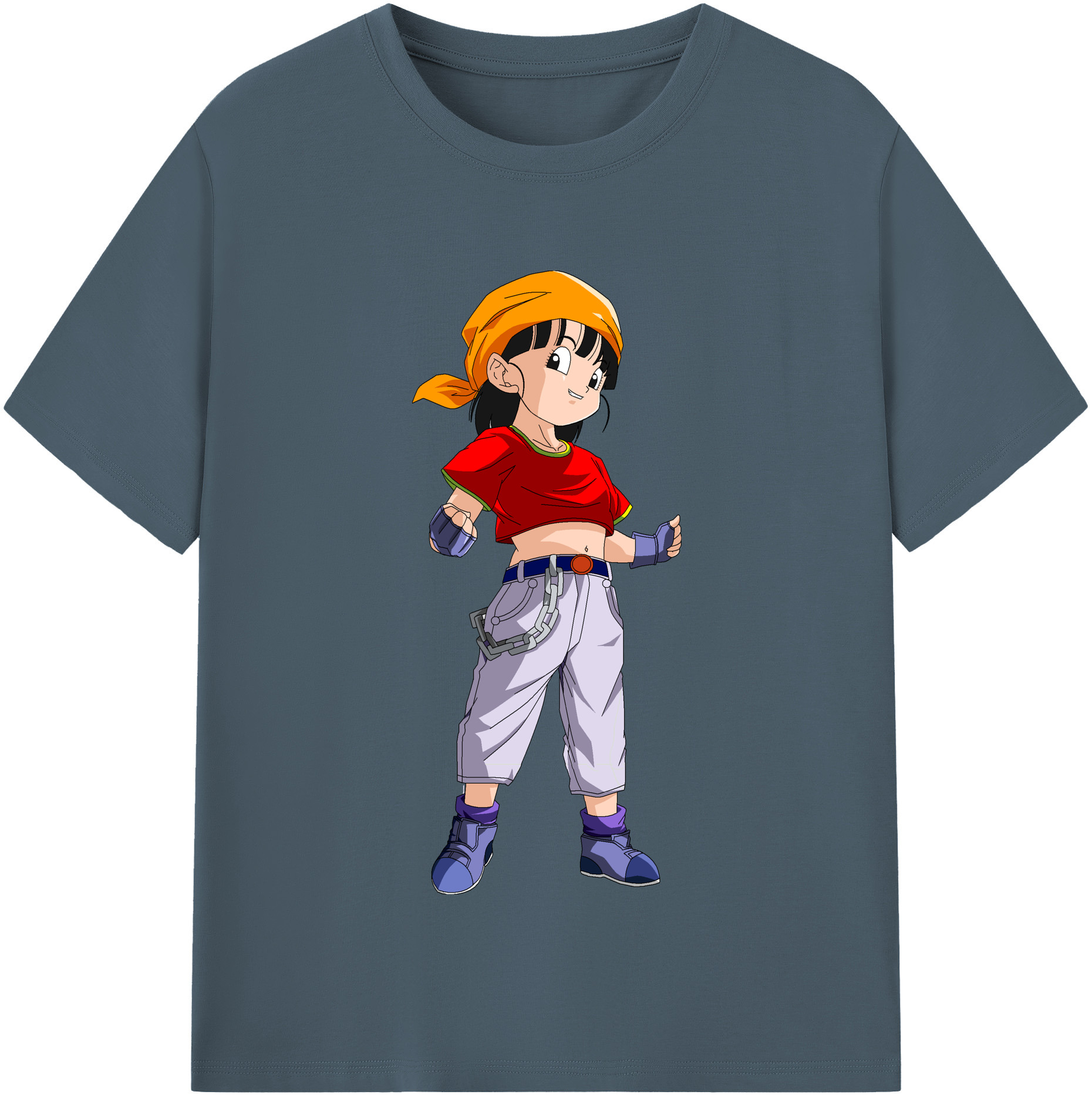（画像用） ドラゴンボール パン DRAGON BALL Pan 綿100％半袖Tシャツ（フロントプリント）